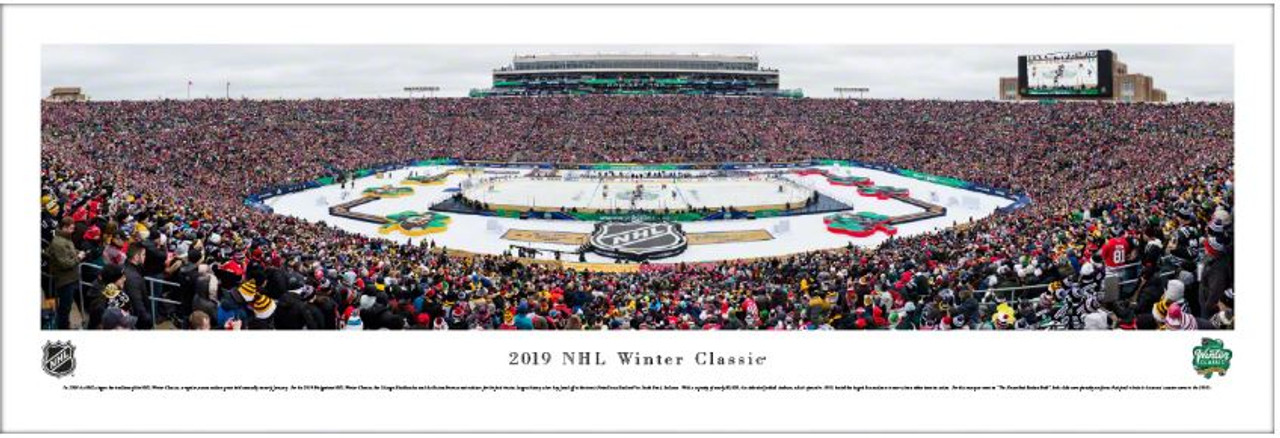 2019 Nhl Winter Classic At Notre Dame Stadium Panoramic Poster