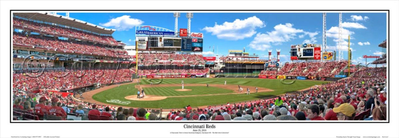 Cincinnati Reds Panoramic Poster - Great American Ballpark