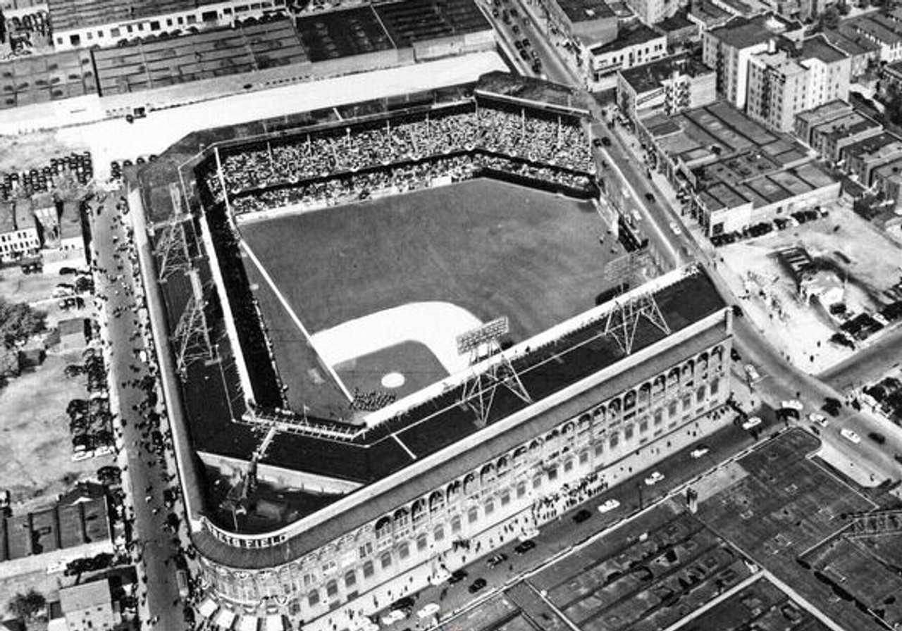 Brooklyn Dodgers at Ebbets Field Aerial Print II