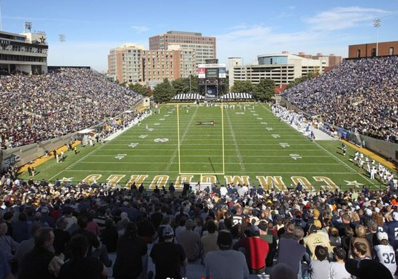 Vanderbilt Commodores at Vanderbilt Stadium Endzone Print