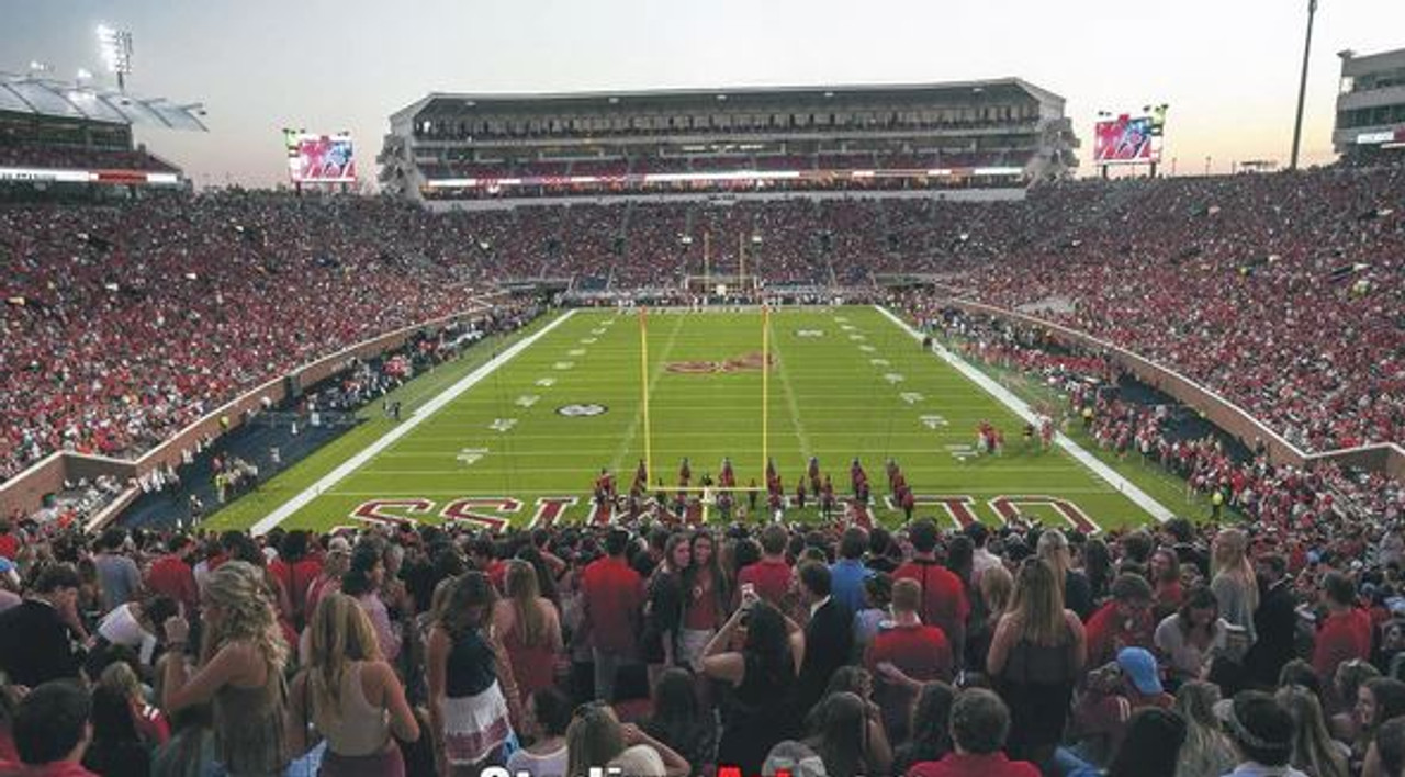 Ole Miss Rebels at Vaught Hemingway Stadium Stadium Print