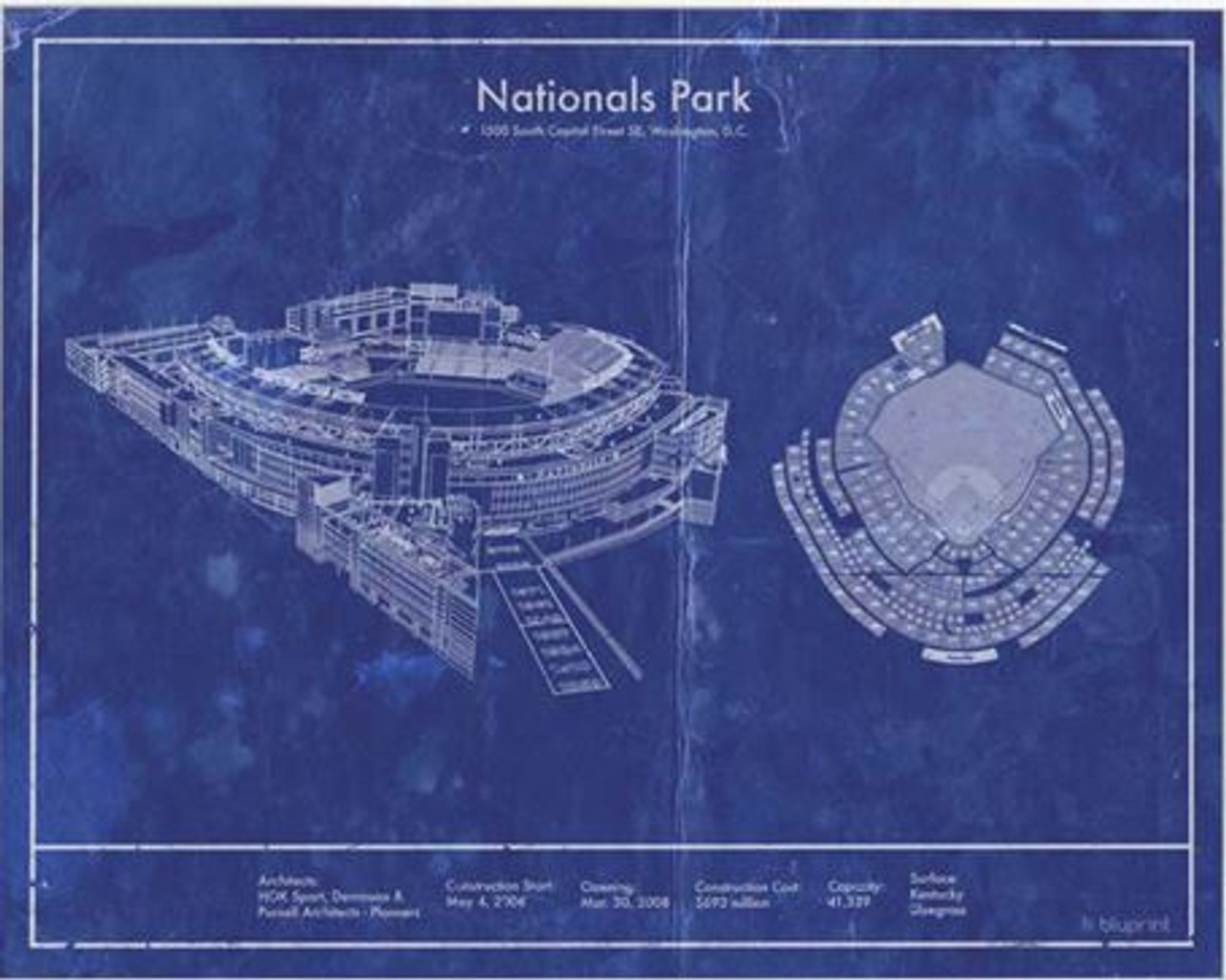 Nationals Park - Washington Nationals Architecture Poster