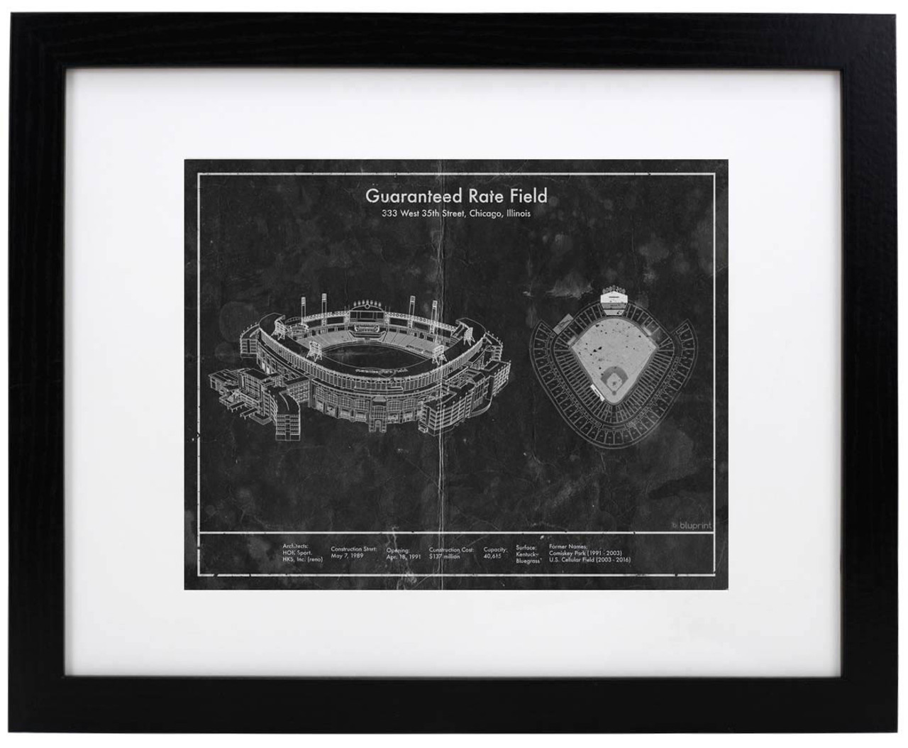 Guaranteed Rate Field - Chicago White Sox Architecture Poster