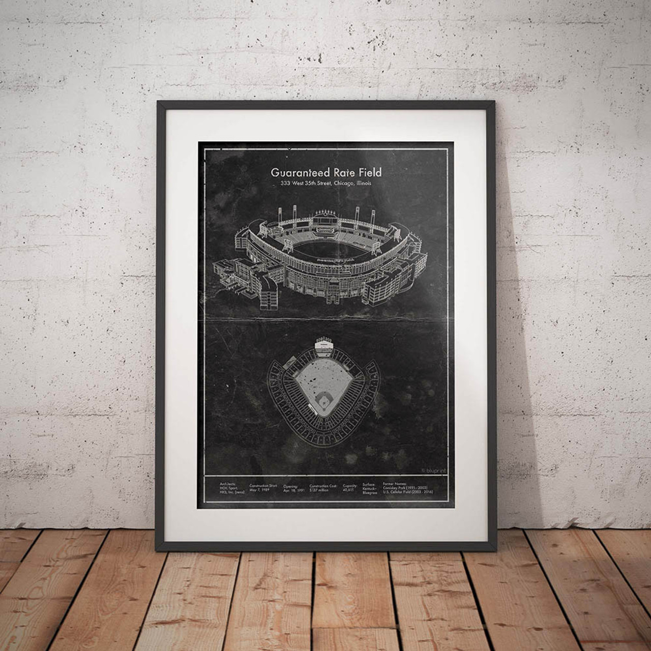 Guaranteed Rate Field - Chicago White Sox Architecture Poster