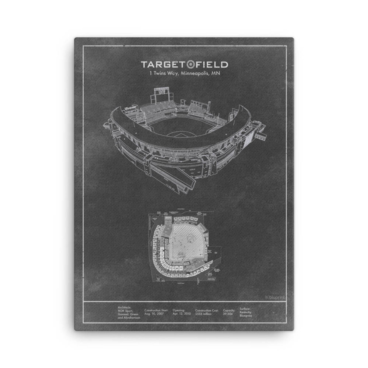 Target Field - Minnesota Twins Architecture Poster