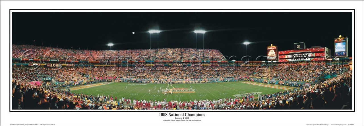 Tennessee Volunteers "1998 National Champions" Panoramic Poster