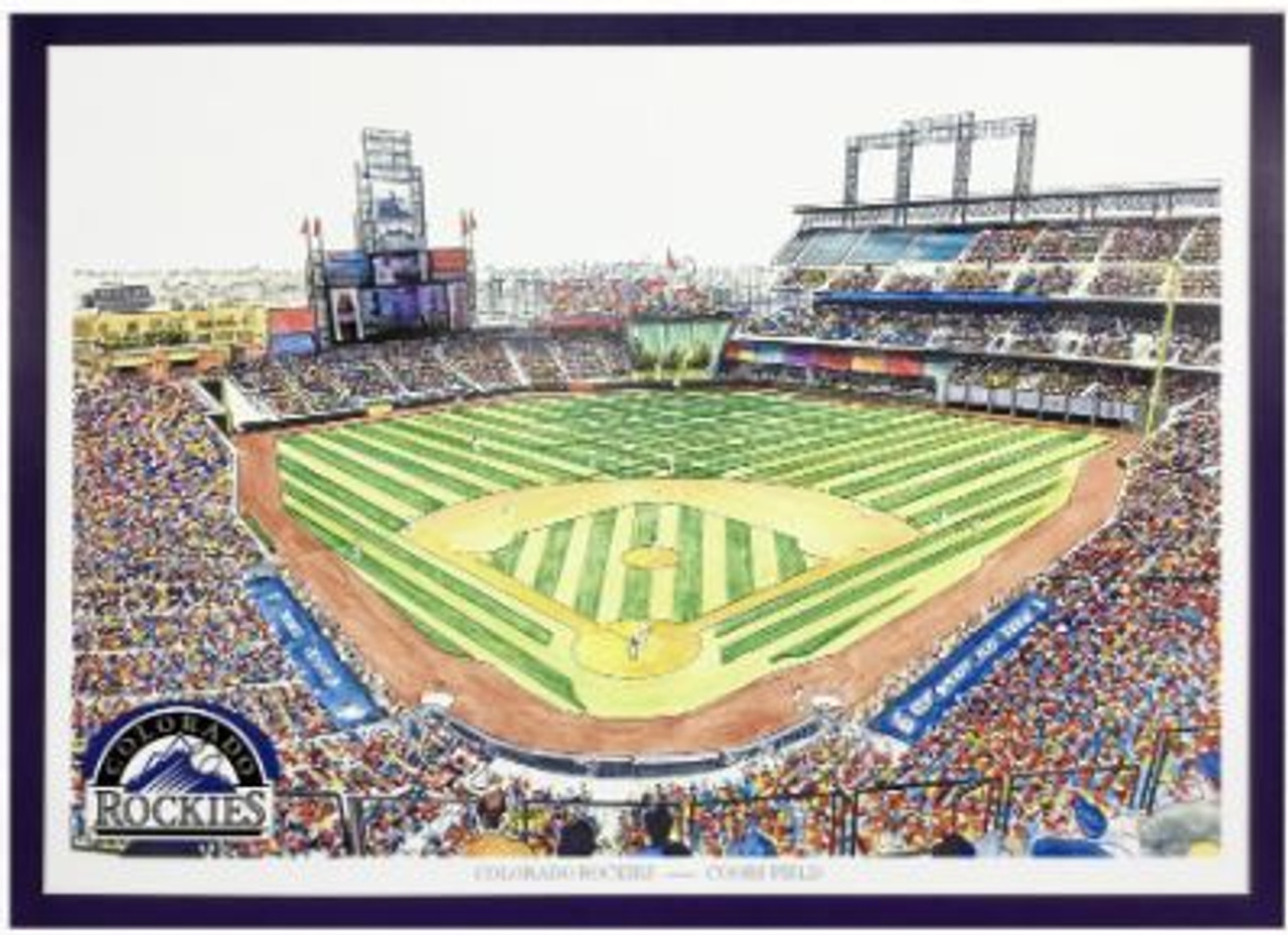 Coors Field - Colorado Rockies Print - the Stadium Shoppe