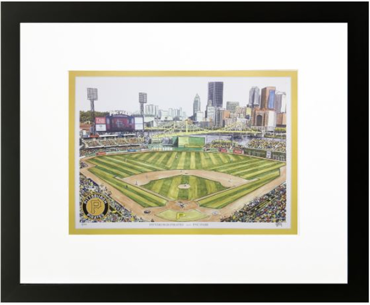 Pittsburgh Pirates, 3D Stadium View, PNC Park, Wall Art