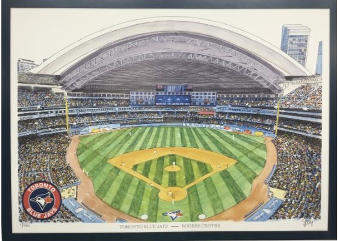 Rogers Centre - Toronto Blue Jays Art Print - the Stadium Shoppe