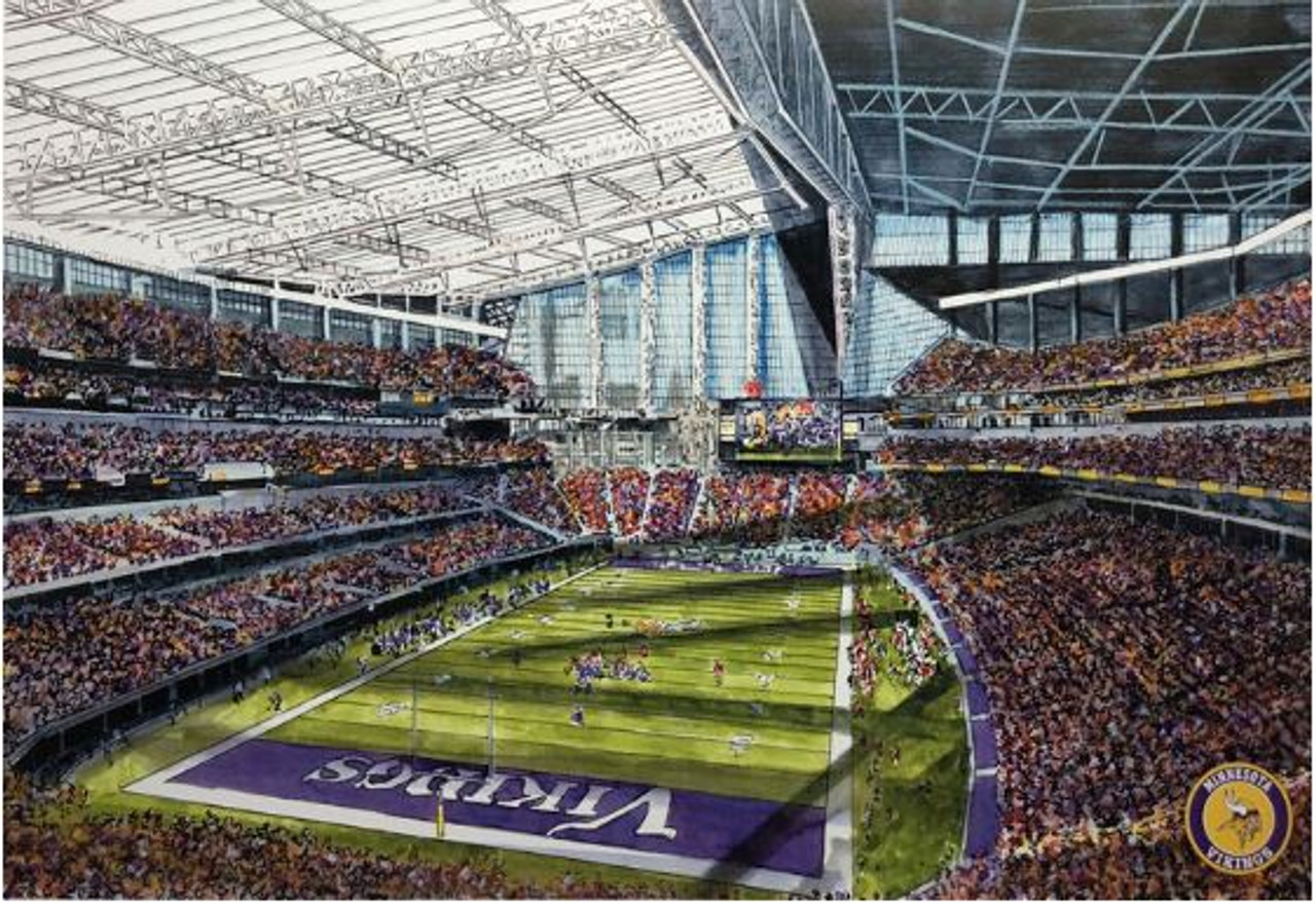 Photos: The new stadium says the Vikings are coming