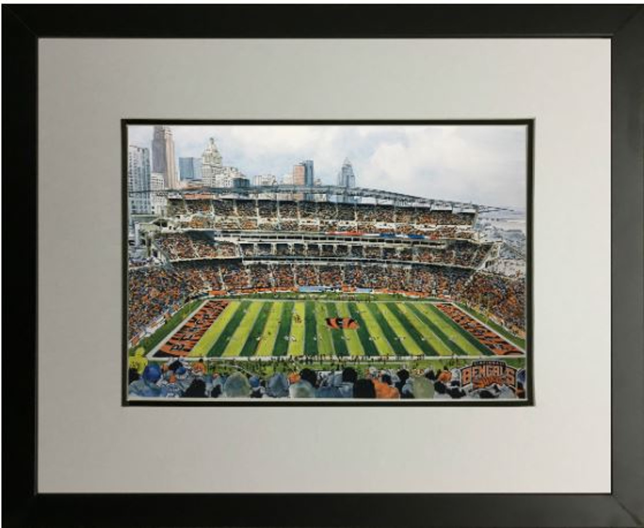 Paul Brown Stadium - Cincinnati Bengals  Art Print