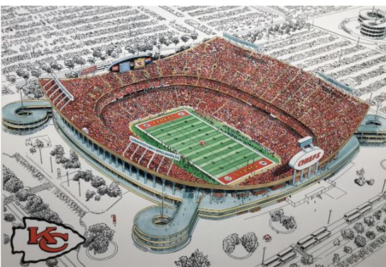 Arrowhead Stadium - Kansas City Chiefs  Art Print