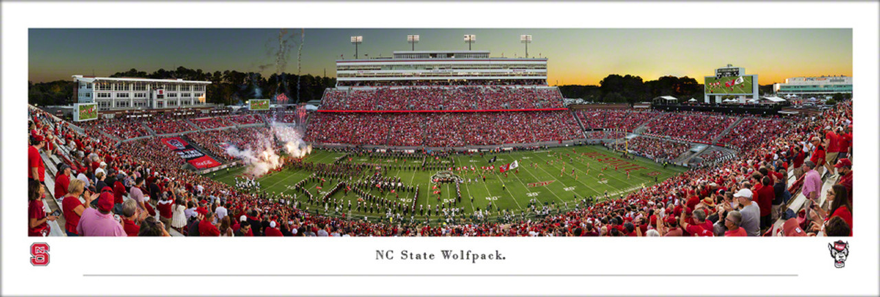 NC State Wolfpack at Carter-Finley Stadium Panoramic Poster