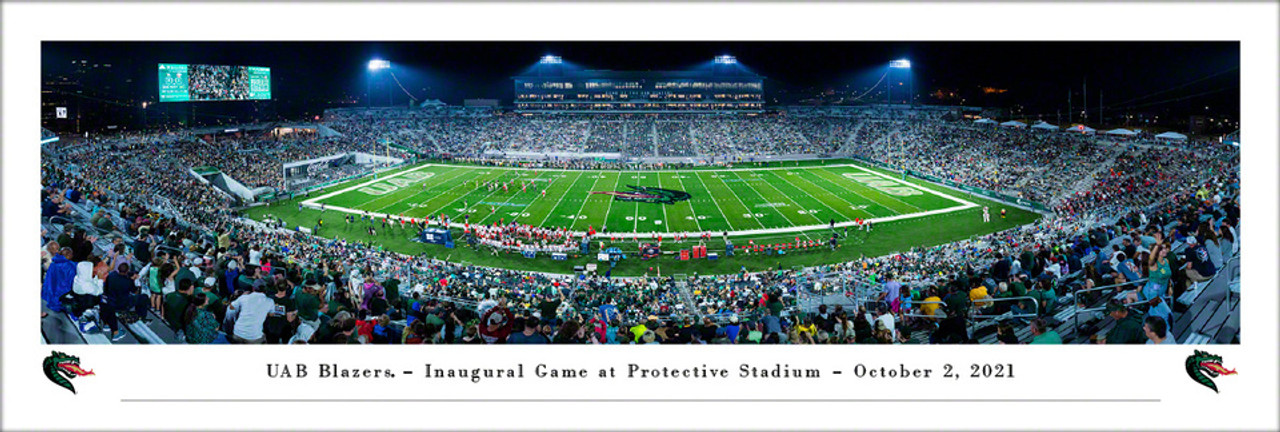 UAB Blazers at Protective Stadium Panoramic Poster