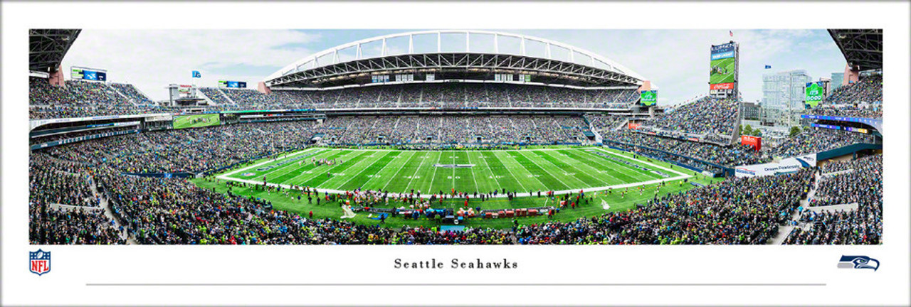 Seattle Seahawks at Lumen Field Panoramic Poster