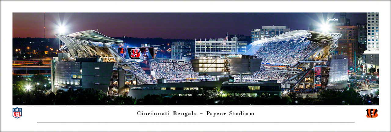 Cincinnati Bengals Exterior at Paycor Stadium Panoramic Poster