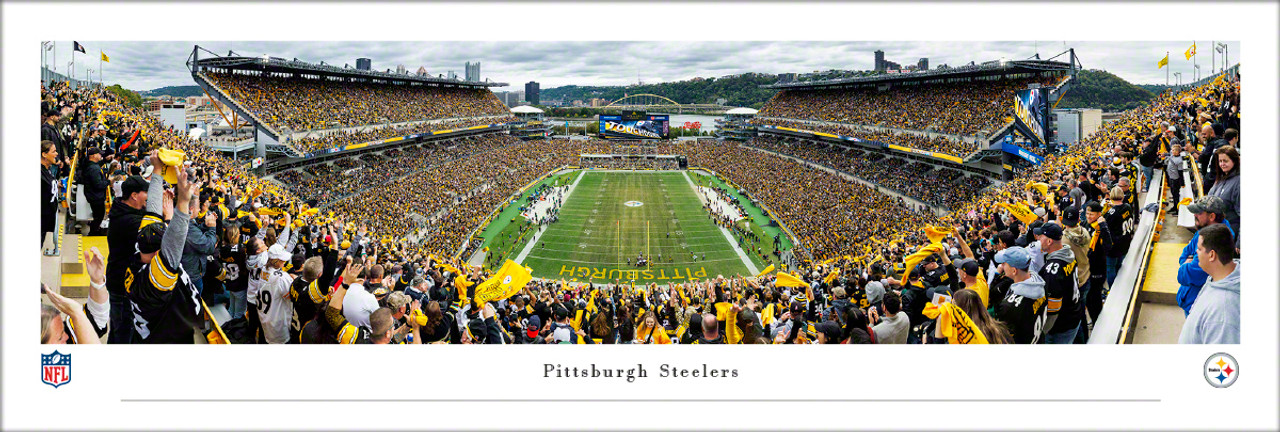 Pittsburgh Steelers "End Zone" at Acrisure Stadium Panoramic Poster