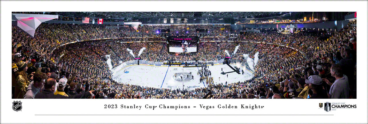 2023 NHL Stanley Cup Champions - Vegas Golden Knights Panoramic Poster
