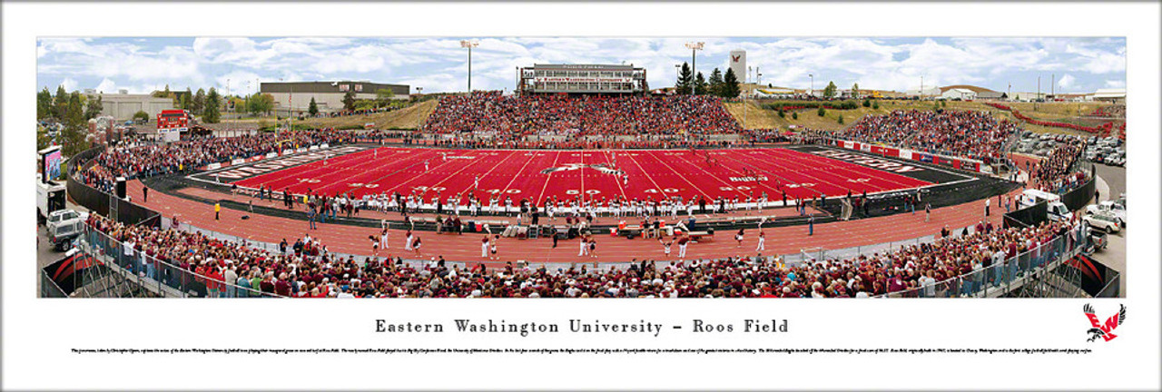 Eastern Washington Eagles at Roos Field Panoramic Poster