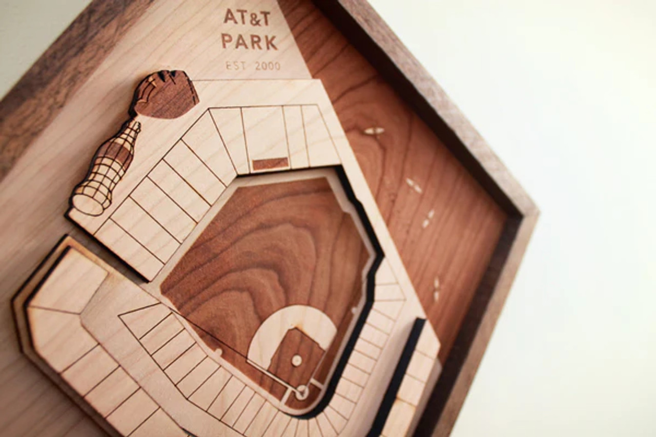 AT&T Park Wooden Diamond