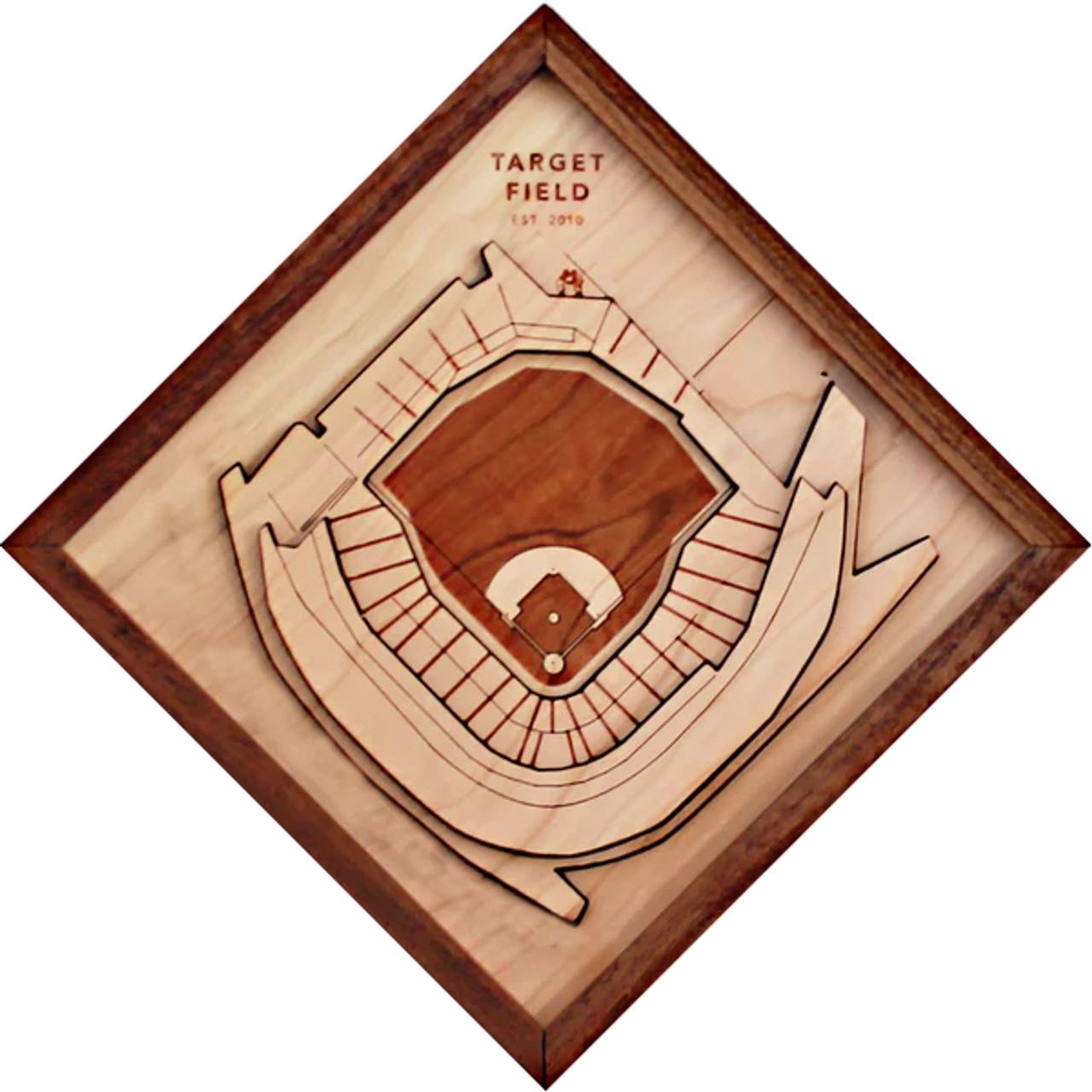 Target Field Wooden Diamond