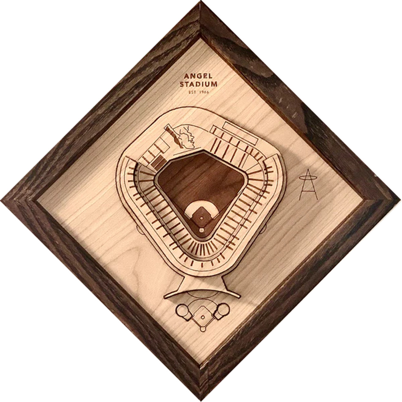 Angel Stadium Wooden Diamond