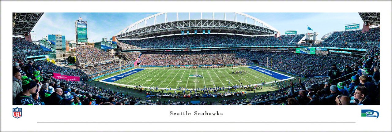 Seattle Seahawks "Throwback Game" at Lumen Field Panoramic Poster