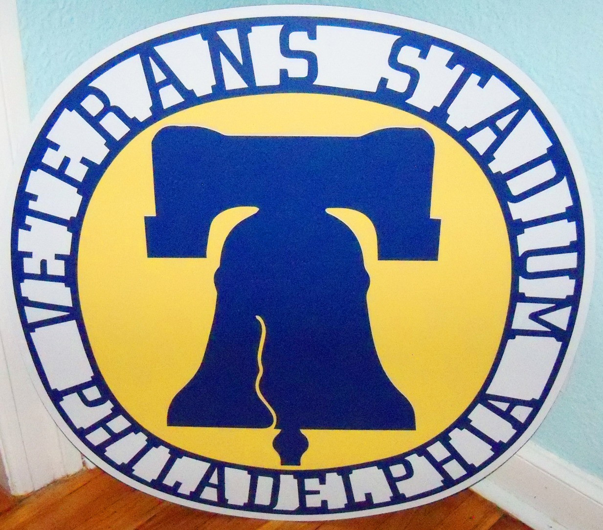 Veterans Stadium Liberty Bell Sign - Philadelphia Phillies & Eagles