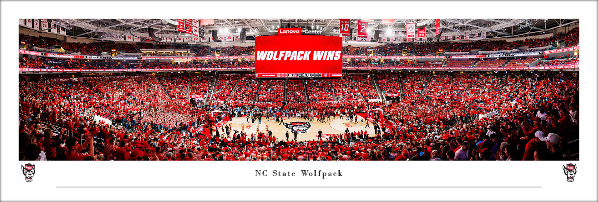 NC State Wolfpack at the Lenovo Center Panoramic Poster