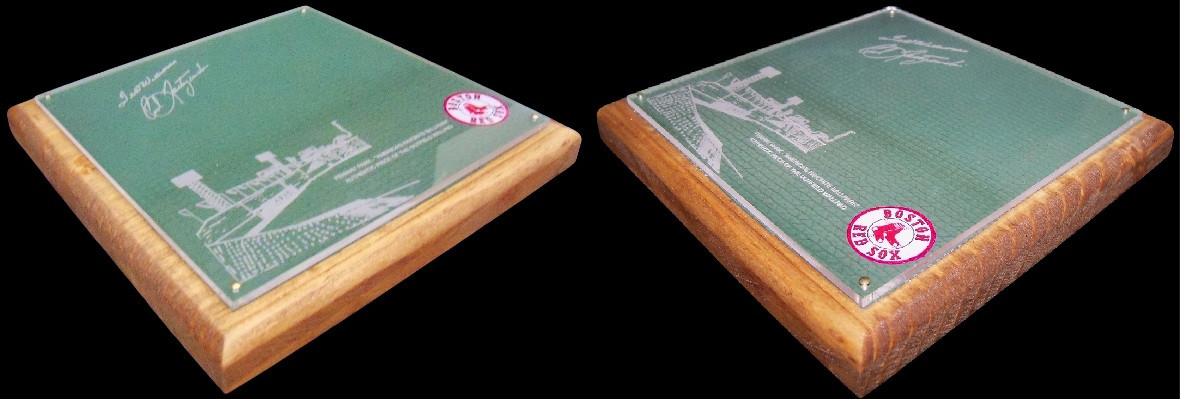 Fenway Park - Boston Red Sox Authentic Right Field Wall Pad Wall Plaque