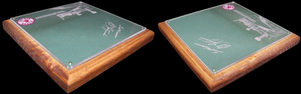 Fenway Park - Boston Red Sox Authentic Right Field Wall Pad Wall Plaque