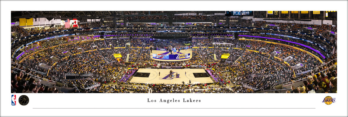 Los Angeles Lakers at Crypto.com Arena Panoramic Poster