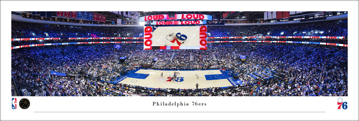 Philadelphia 76ers at Xfinity Mobile Arena Panoramic Poster