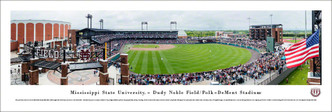 Mississippi State Bulldogs Baseball at Dement Stadium Panorama