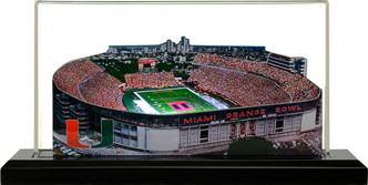 Miami Hurricanes/Orange Bowl 3D Stadium Replica