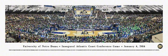 "Inaugural ACC Game" Notre Dame at Purcell Pavilion Panorama