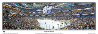"Tampa Bay Lightning" Tampa Bay Times Forum Panoramic Poster