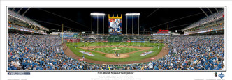 "2015 World Series Champions" Kansas City Royals Panorama Framed Poster