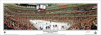 "2013 Stanley Cup Champions" Chicago Blackhawks Panoramic Poster 1