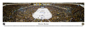 Boston Bruins Stanley Cup Playoffs at TD Garden Panoramic Poster