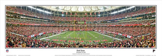 "End Zone" Atlanta Falcons Panoramic Poster