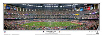 "Super Bowl XXLVII" Baltimore Ravens Panoramic Poster