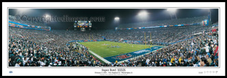 "Super Bowl XXXIX" New England Patriots Panoramic Poster