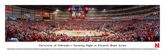 Nebraska Cornhuskers Basketball at Pinnacle Bank Arena Panorama