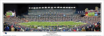 "Victory in Foxboro" 2012 AFC Championship Game Panoramic Poster