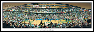 "Boston Garden Legends" Boston Celtics Panoramic Poster