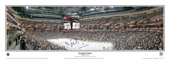 Penguins Inaugural Game at the Consol Energy Center Poster