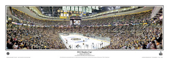 "2011 Stanley Cup" Boston Bruins Panoramic Poster