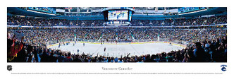 Vancouver Canucks at Rogers Arena Panoramic Poster