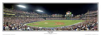 "First Pitch" Atlanta Braves at Turner Field Panoramic Poster